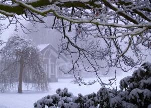 landgoed Houdringe in de sneeuw