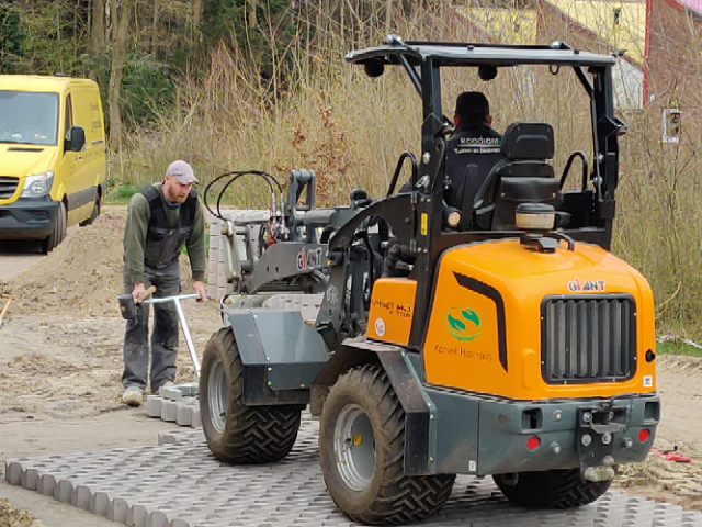 Bestrating vakantiepark Zeewolde