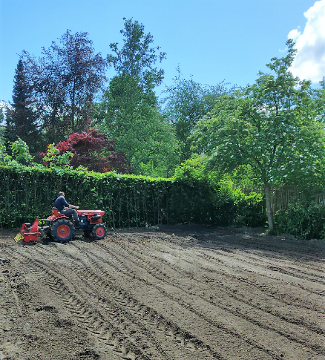 Tuin laten frezen