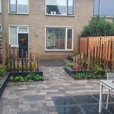 Tuinaanleg Harderwijk met tuinkamers