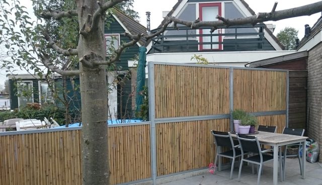 Tuinschermen in ijzersterke constructie bouw