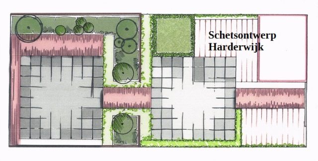 Tuinontwerp voor tuinaanleg Harderwijk