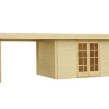 Tuinontwerp Zeewolde met tuinhuis