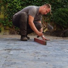 Natuursteen leggen in de tuin?