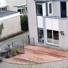 tuinaanleg met vlonder