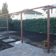 Tuinaanleg met pergola in Almere