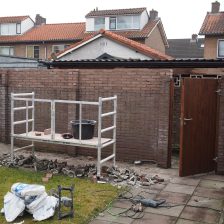 Tuinaanleg Harderwijk met veranda