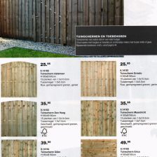 Tuinschermen voor OUTLETprijzen